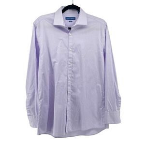 Vince Camuto Men’s Slim Fit Button Down Shirt – Lilac Purple – 15.5 32/33